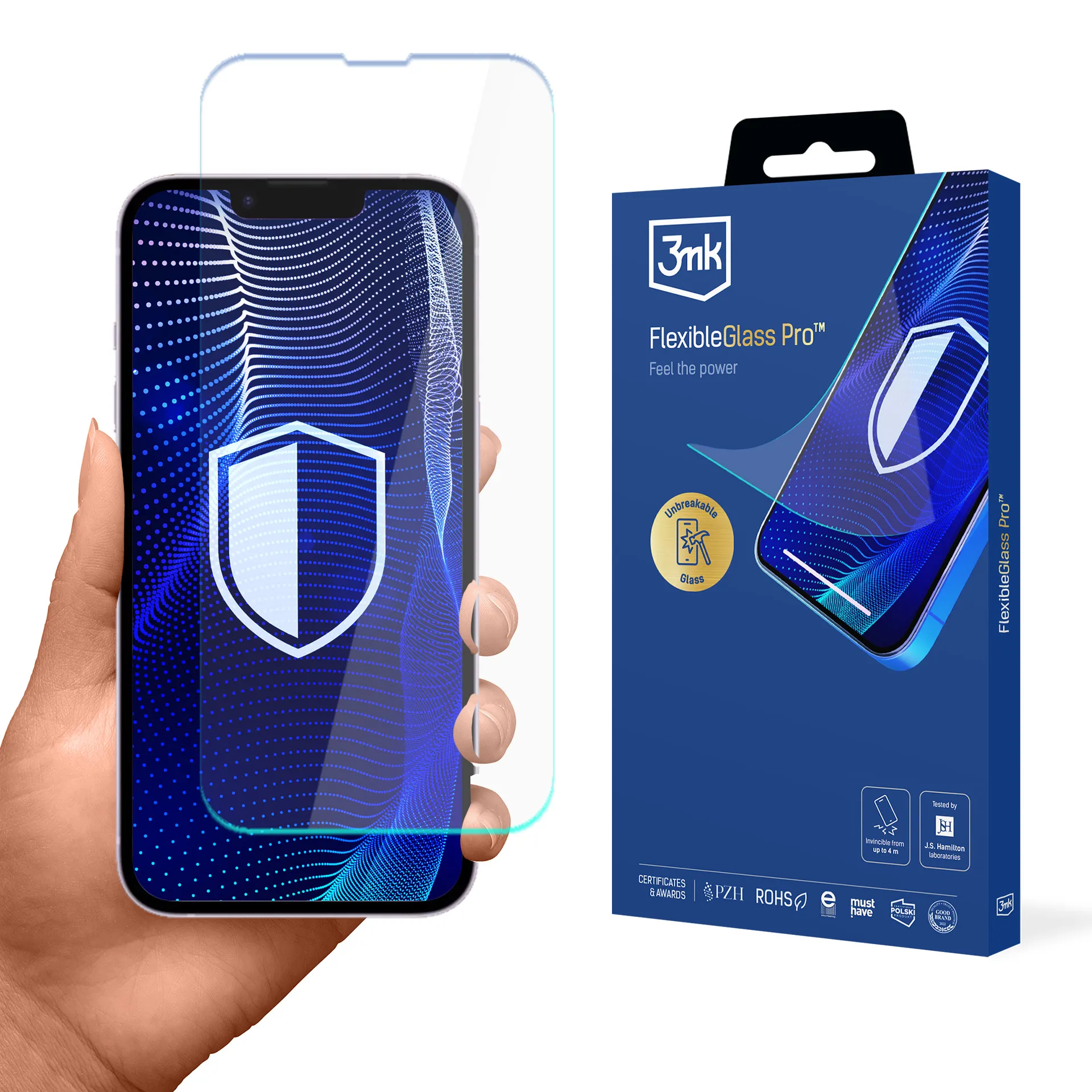 Nerozbitné sklo na Apple iPhone 16E - 3mk FlexibleGlass Pro